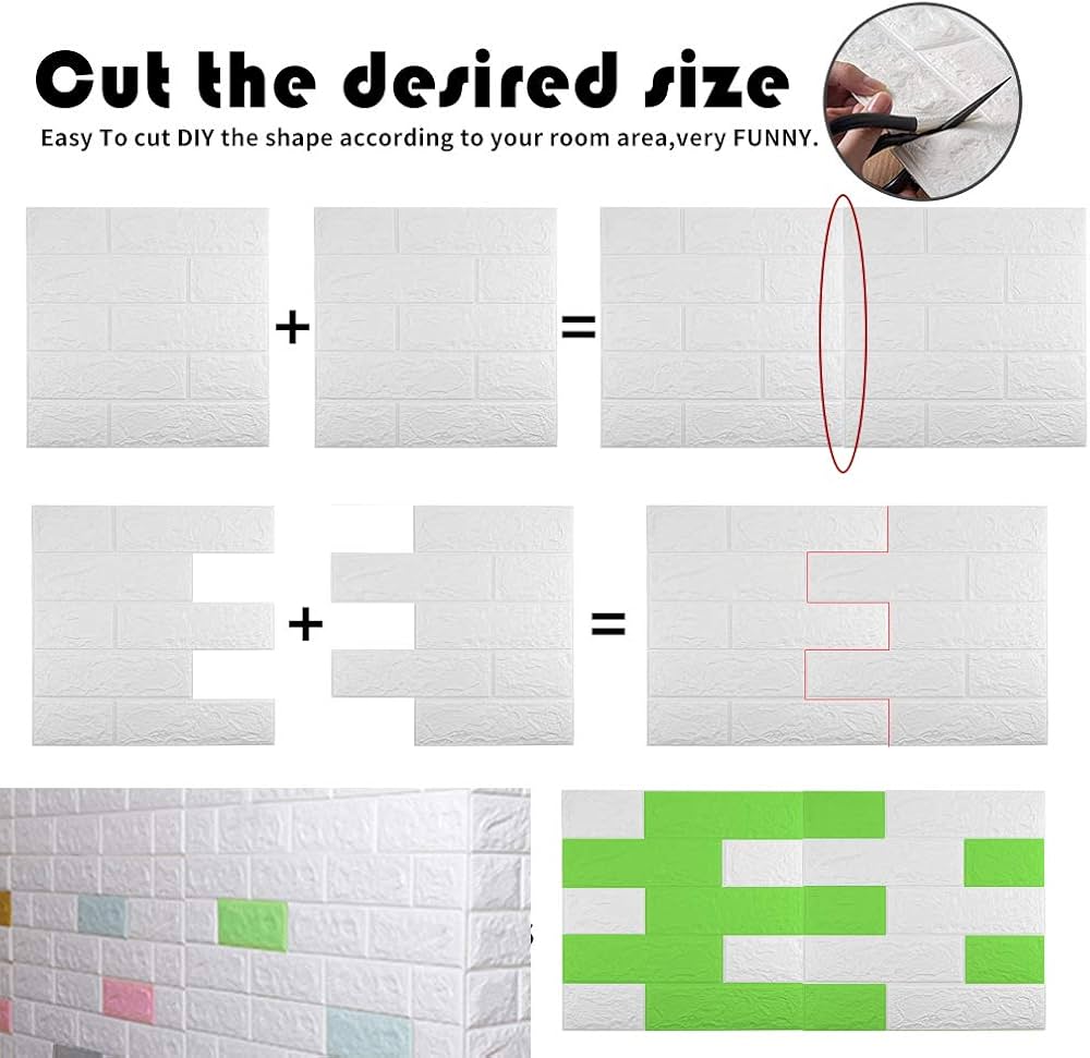 人気の3D壁紙　77×70　DIY・簡単リフォーム　お得な10枚セット 人気の3D壁紙77×70DIY・簡単リフォームお得な10枚セット